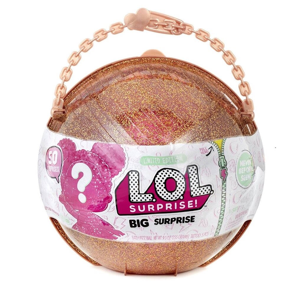 LOL BIG SURPRISE BALL GOLD GLITTER LIMITED EDITION Ready to SHIP NEW